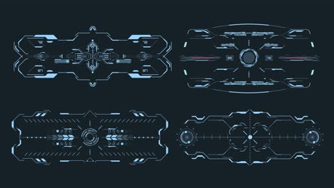 modern for game background design futuristic hud, gui interface screen design. virtual reality. futuristic vr head-up display design. sci-fi helmet hud. future technology. hi tech design crosshair,aim
