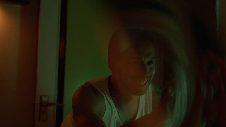 Man in Tank Top with Motion Blur