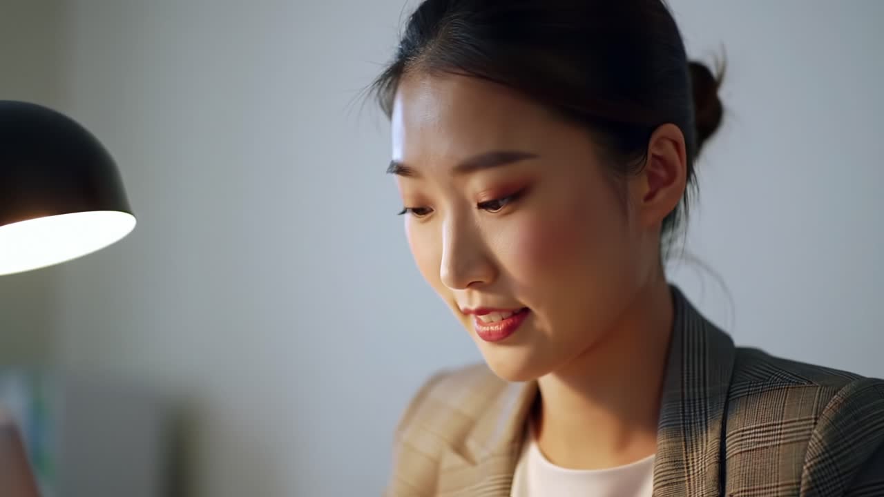 Portrait of an Asian Businesswoman in an Office