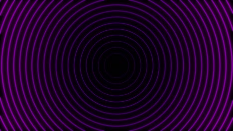 abstract technology background with colorful neon waves come from center.
