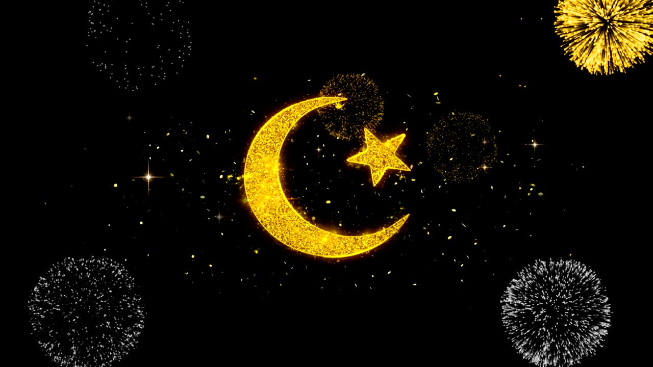 estrella y media luna símbolo icono del islam