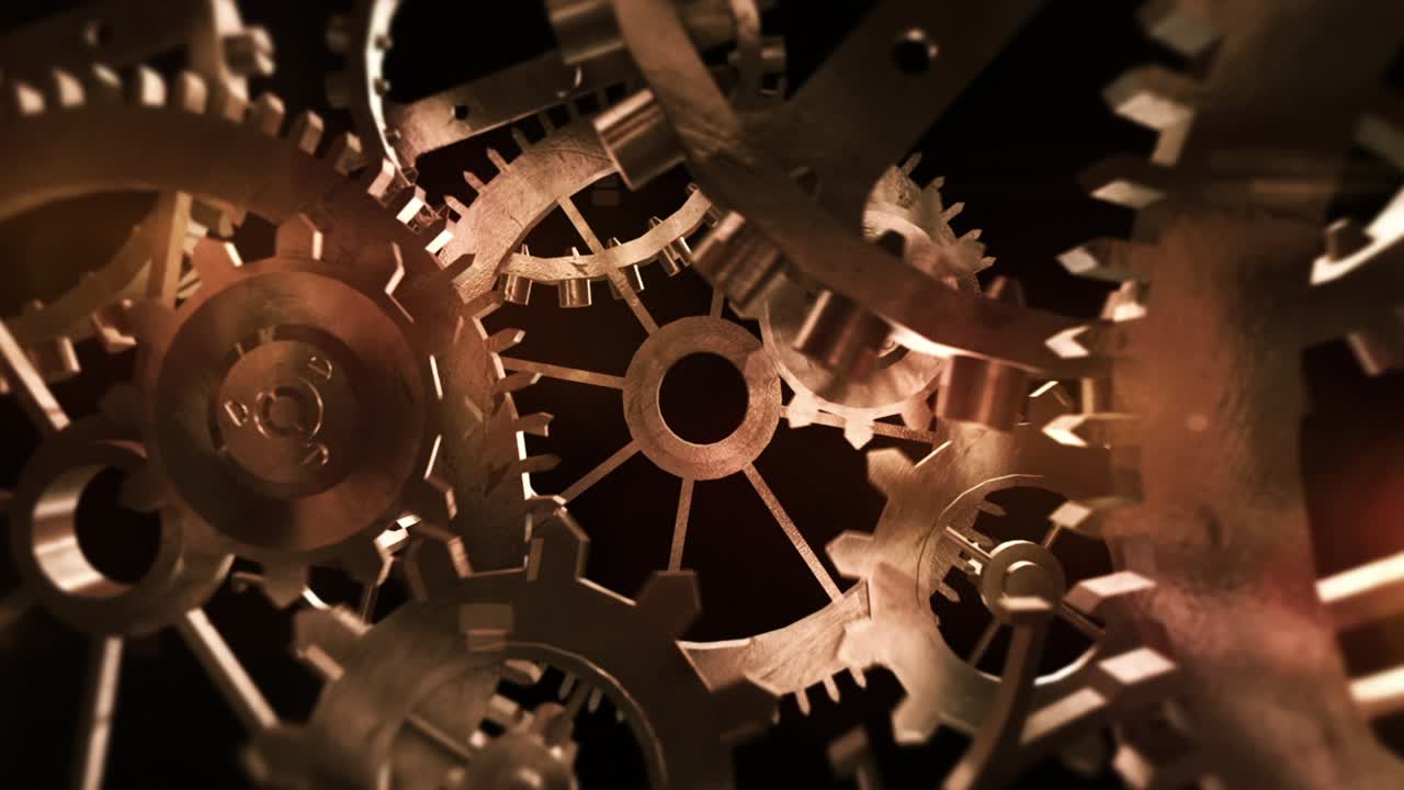 летает внутри механических механических передач. идеальная петля.