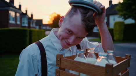 vintage milk delivery