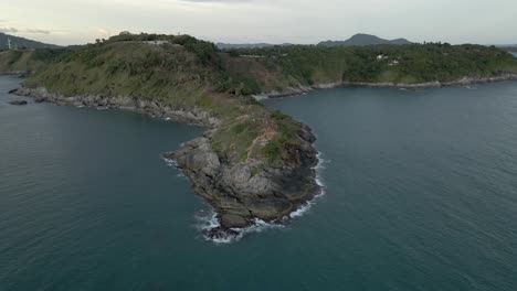 arriba del punto de vista de laem promthep en tailandia
