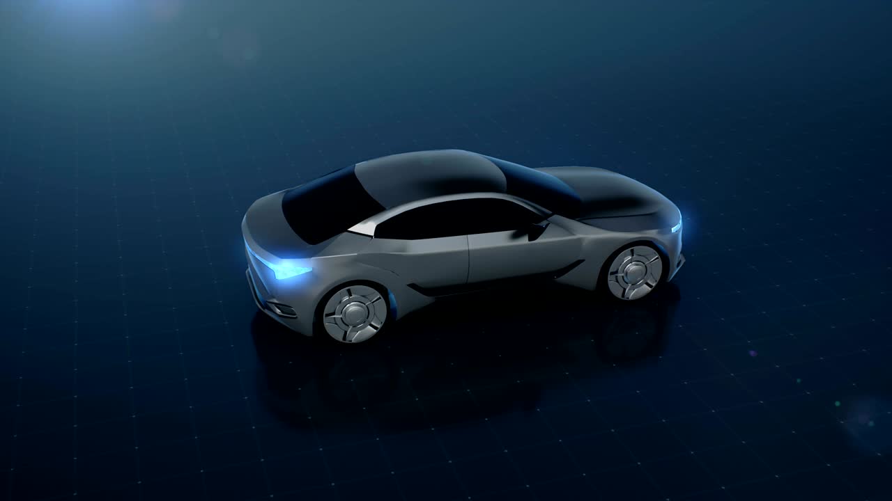 el coche del futuro ecológico, la película en 4k.