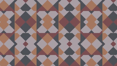 modern seamless loop animated pattern with multicolor geometric shapes. trendy motion graphic background in a flat design with geometric elements