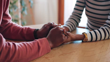 Married-couple,-love-and-holding-hands-with-trust