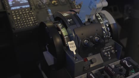 close-up shots from a boeing 737 cockpit