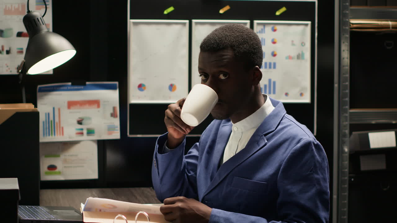 Man working in the office