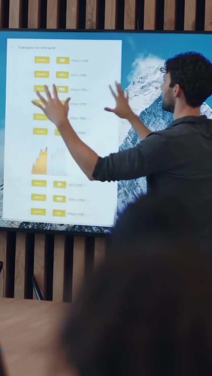 Diverse Business Team Collaborating in Modern Office Meeting Room