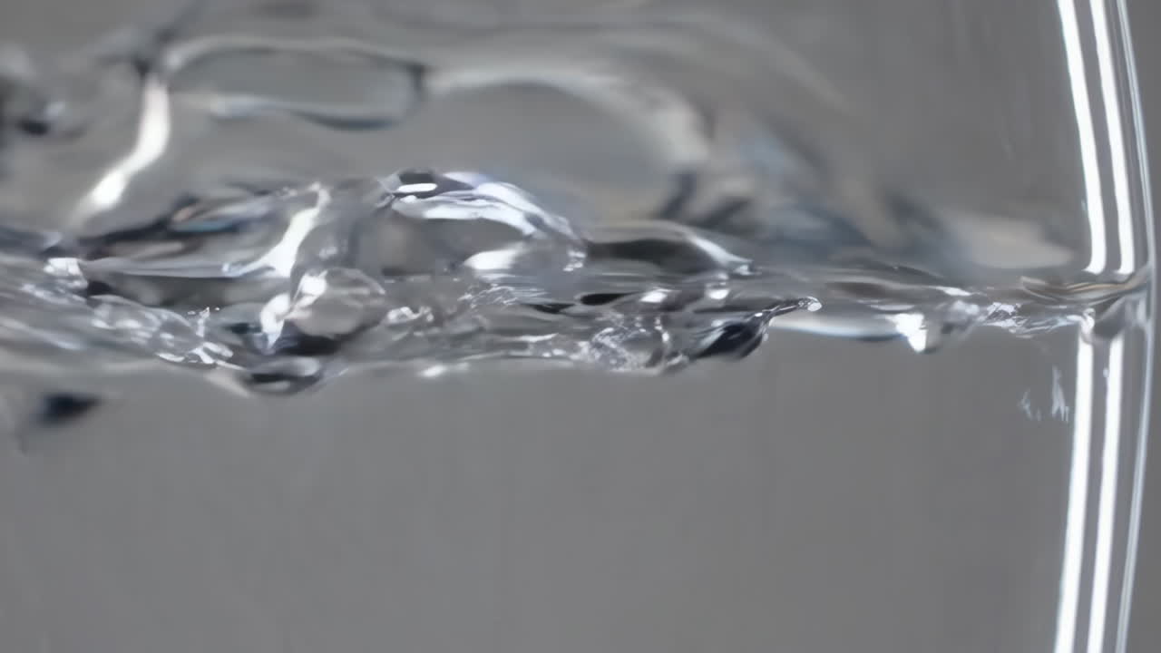Abstract Close-up of Water Surface with Ripples