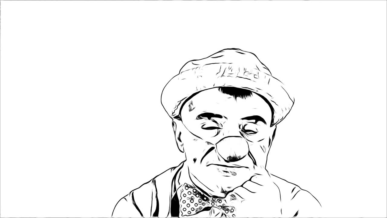 dibujos animados de payaso emoji