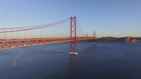 antena: puente 25 de abril en lisboa