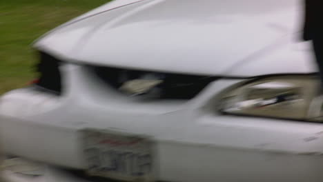 a man destroys his car with a sledgehammer 2