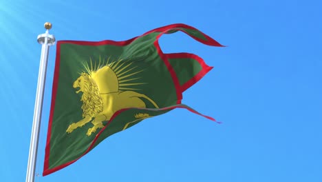 imperial ensign of mughal empire. loop