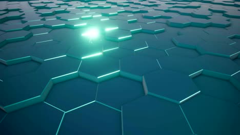 tecnología de movimiento abstracto hexágonos fondo