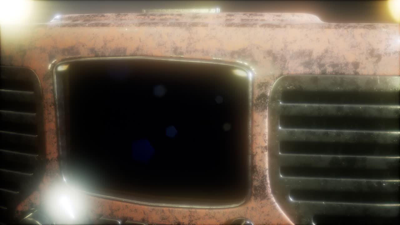 구식 빈티지 레트로 라디오