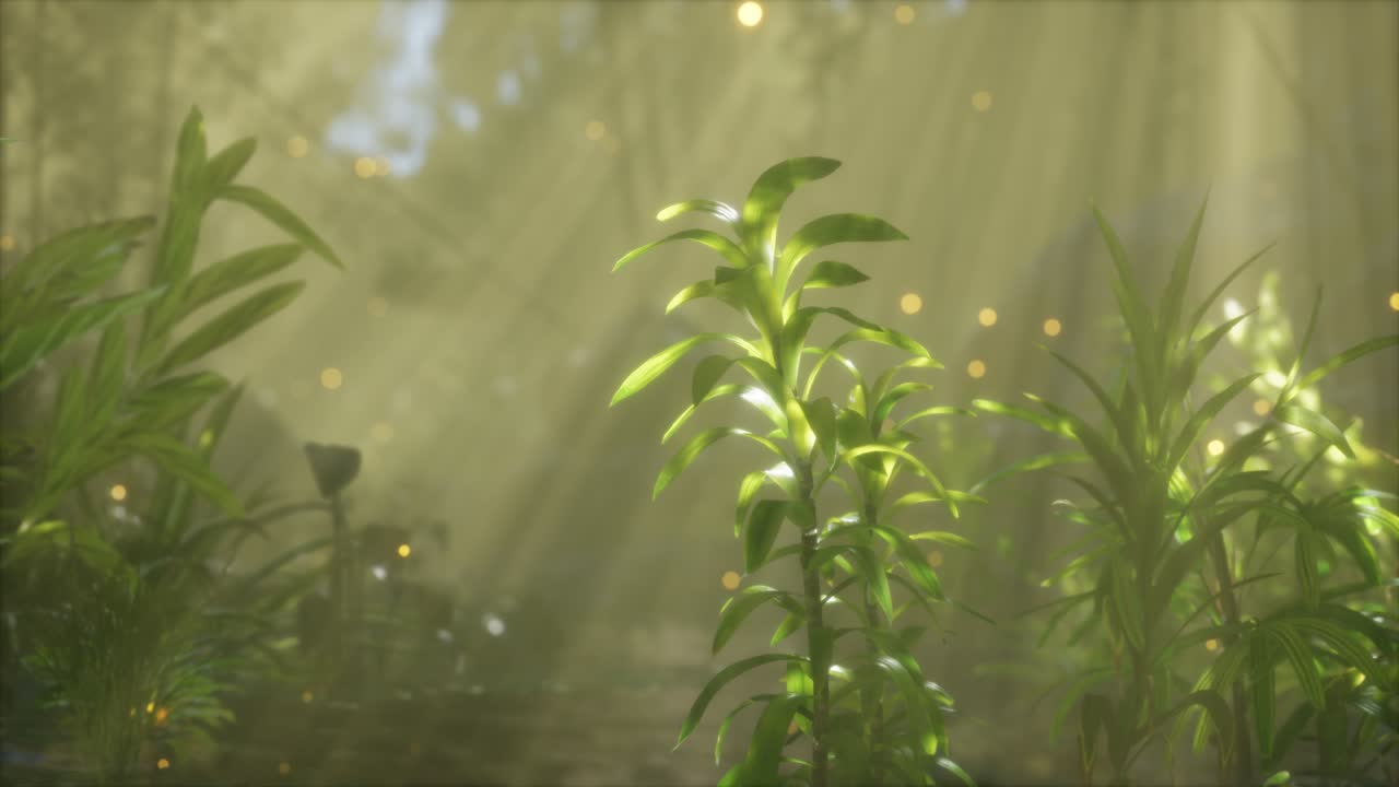 niebla sobre el río a primera hora de la mañana en un día de verano