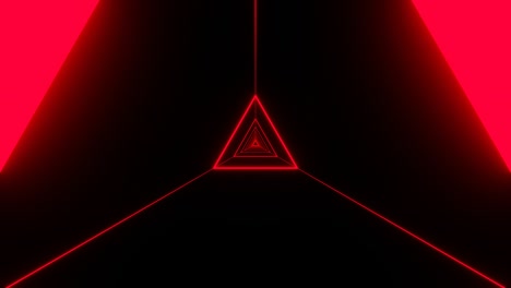 rendering 3d de la luz de neón abstract vj en bucle