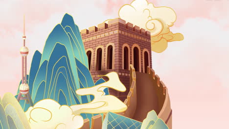 diverse illustrative art: from abstract flows to stylized landscapes and cityscapes