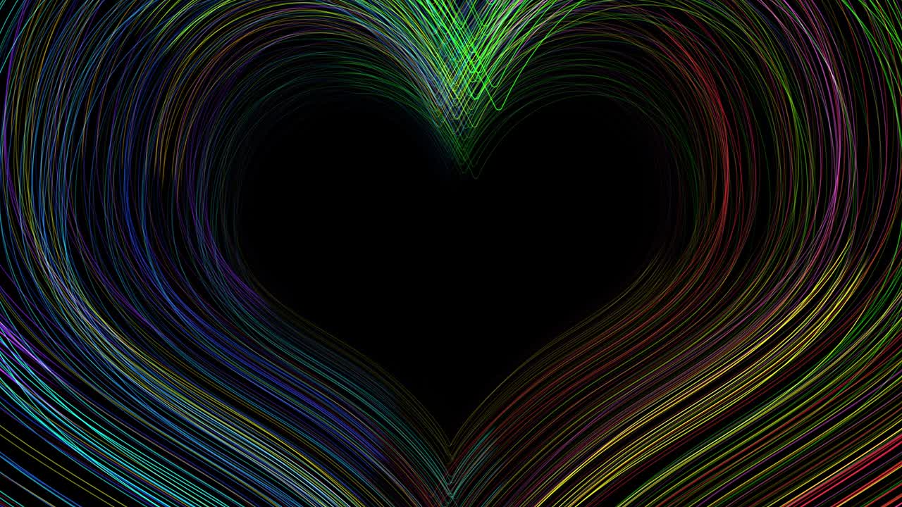 하트 라인 웨딩 휴가 cg 배경