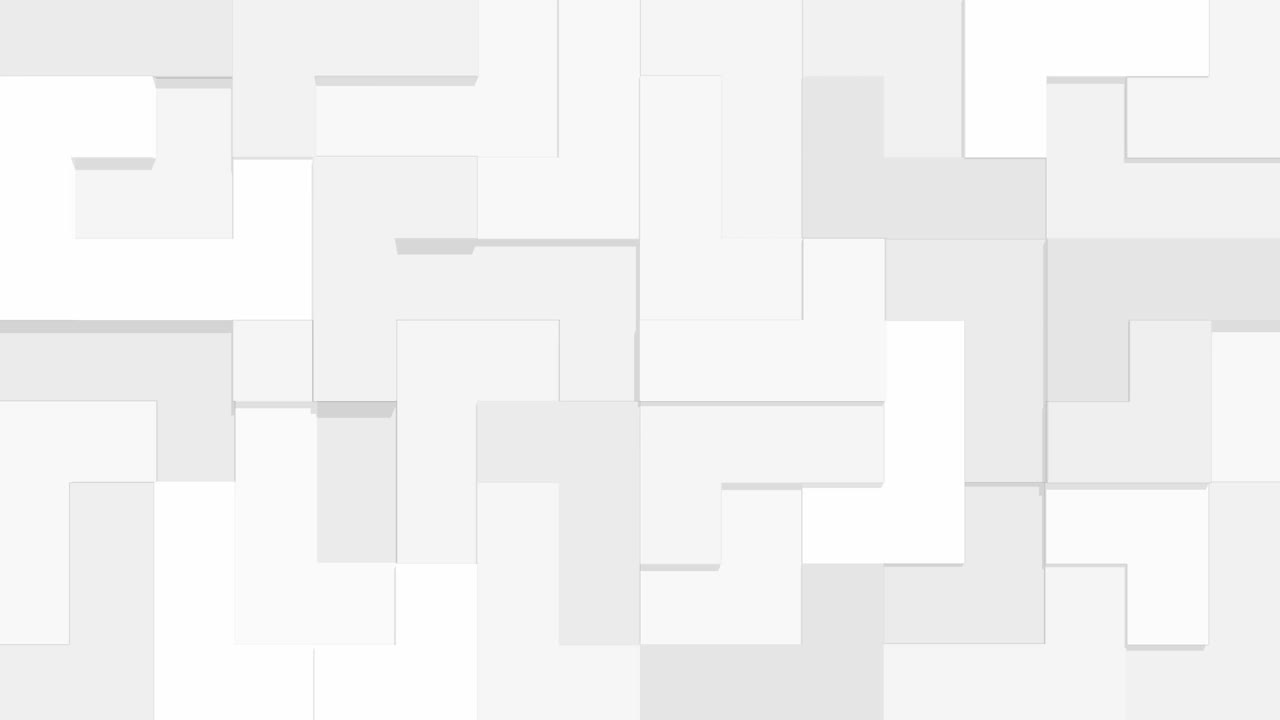 caja de forma geométrica negra y blanca movimiento de bucle sin costuras suavemente alrededor se puede usar como fondo para la educación de los niños.