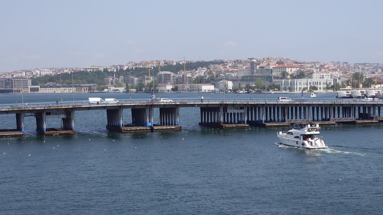 Istanbul Bridge and Cityscape