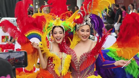 lgbtq+ pride parade in thailand