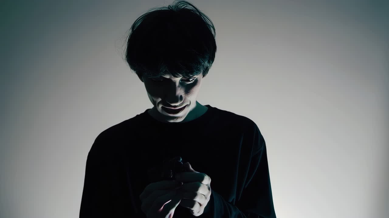 Dark Portrait of a Young Adult