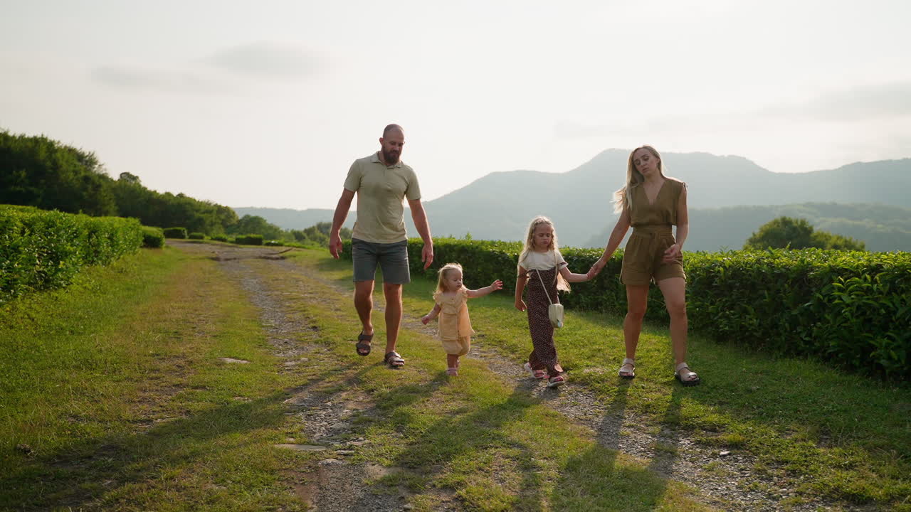 семейные походы на чайных плантациях