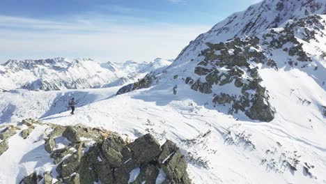 winter mountain hiking adventure