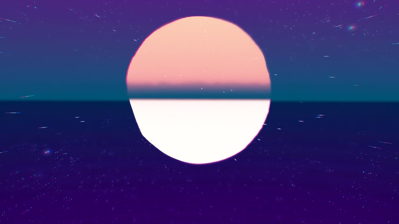 Retro Futuristic Oval Mirror