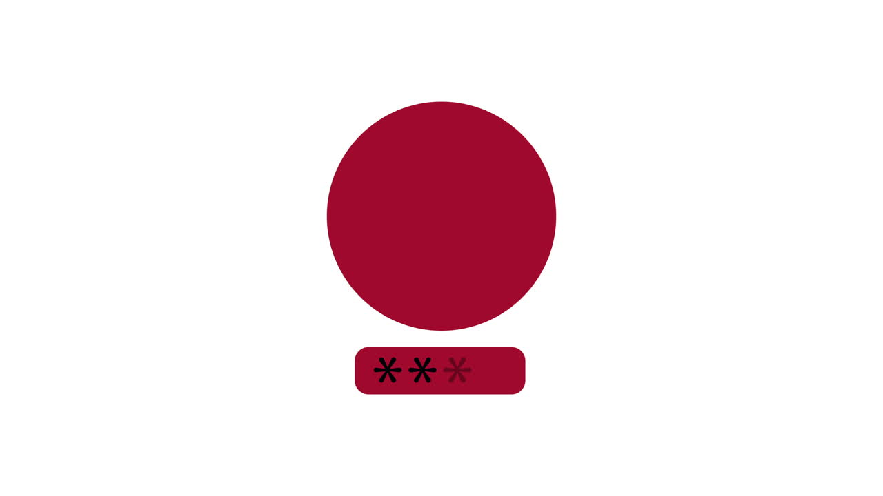 상징 사이버 보안 애니메이션 해커