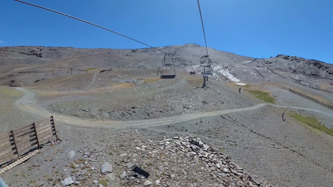 Spain Granada Sierra Nevada summer 4k from above and below with a drone and an action cam stabilised-1