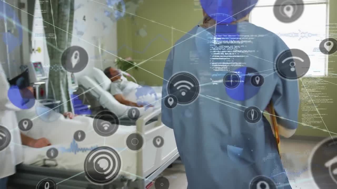 다양한 의사와 환자에 대한 데이터 처리에 대한 연결 네트워크의 활성화.