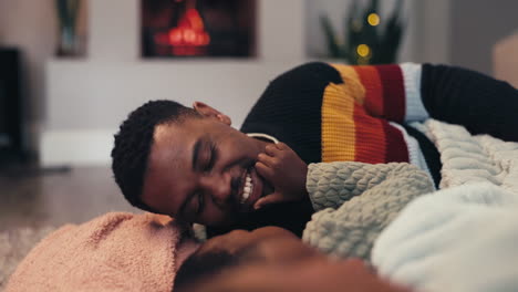 father, relax and family home with bonding