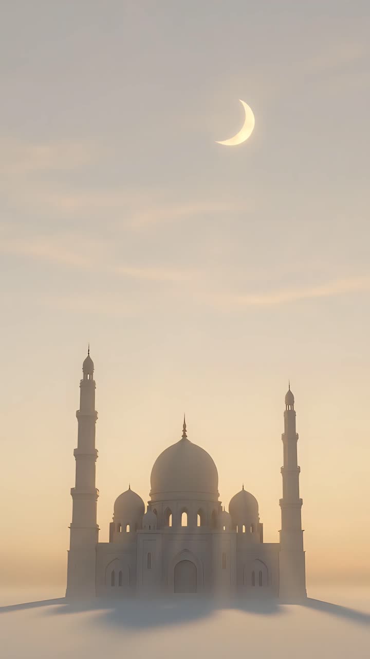 Eid al-Adha Moschea Sfondo islamico 4K