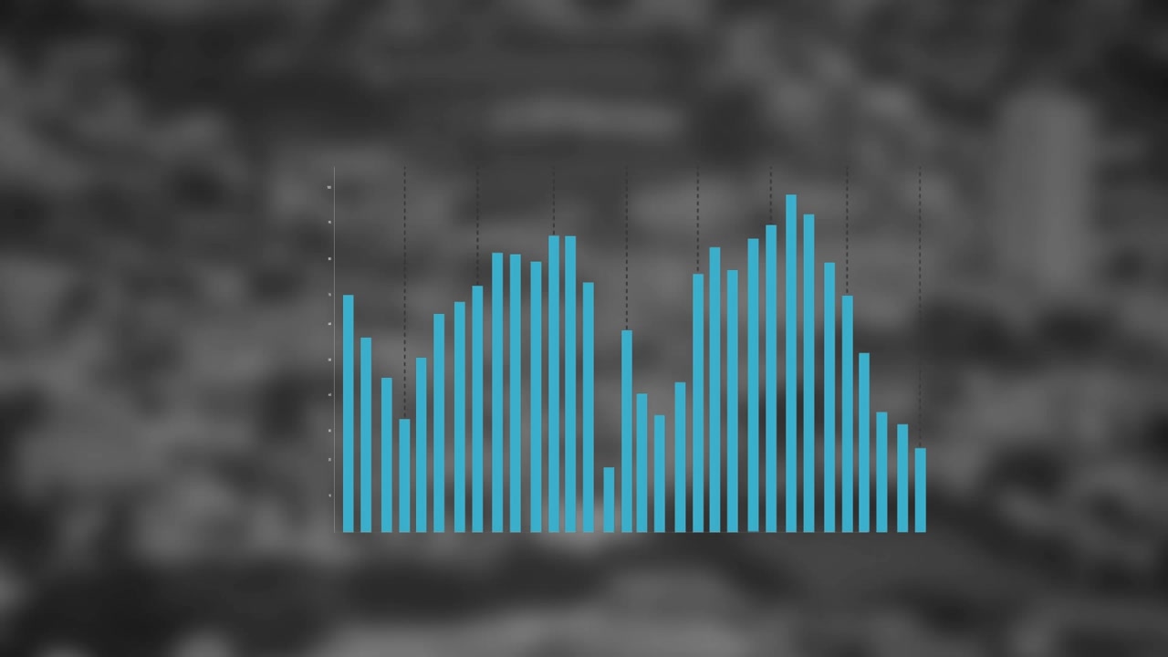 Animation of data processing over warehouse