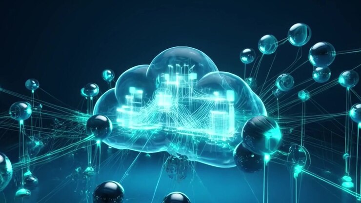 Digital Cloud Computing Network with Interconnected Data Nodes