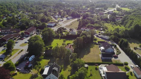 Aerial-beautiful-footage-over-the-picturesque-village-called-Sturko,-located-in-Karlskrona-Sweden-9