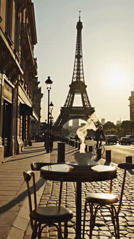 parisian morning coffee
