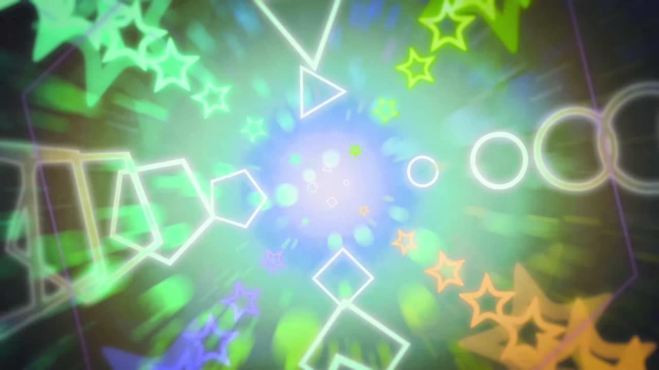 fondo del efecto del centro del tunel de haz