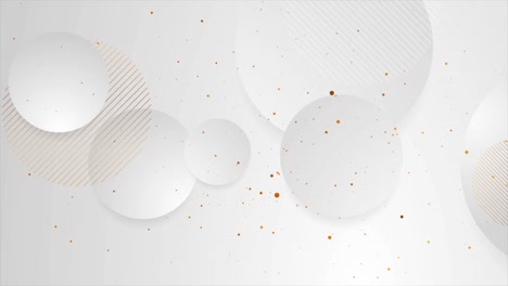 fondo de movimiento mínimo abstracto con círculos, líneas y puntos