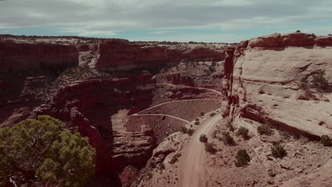 scenic off-road trail in a canyon