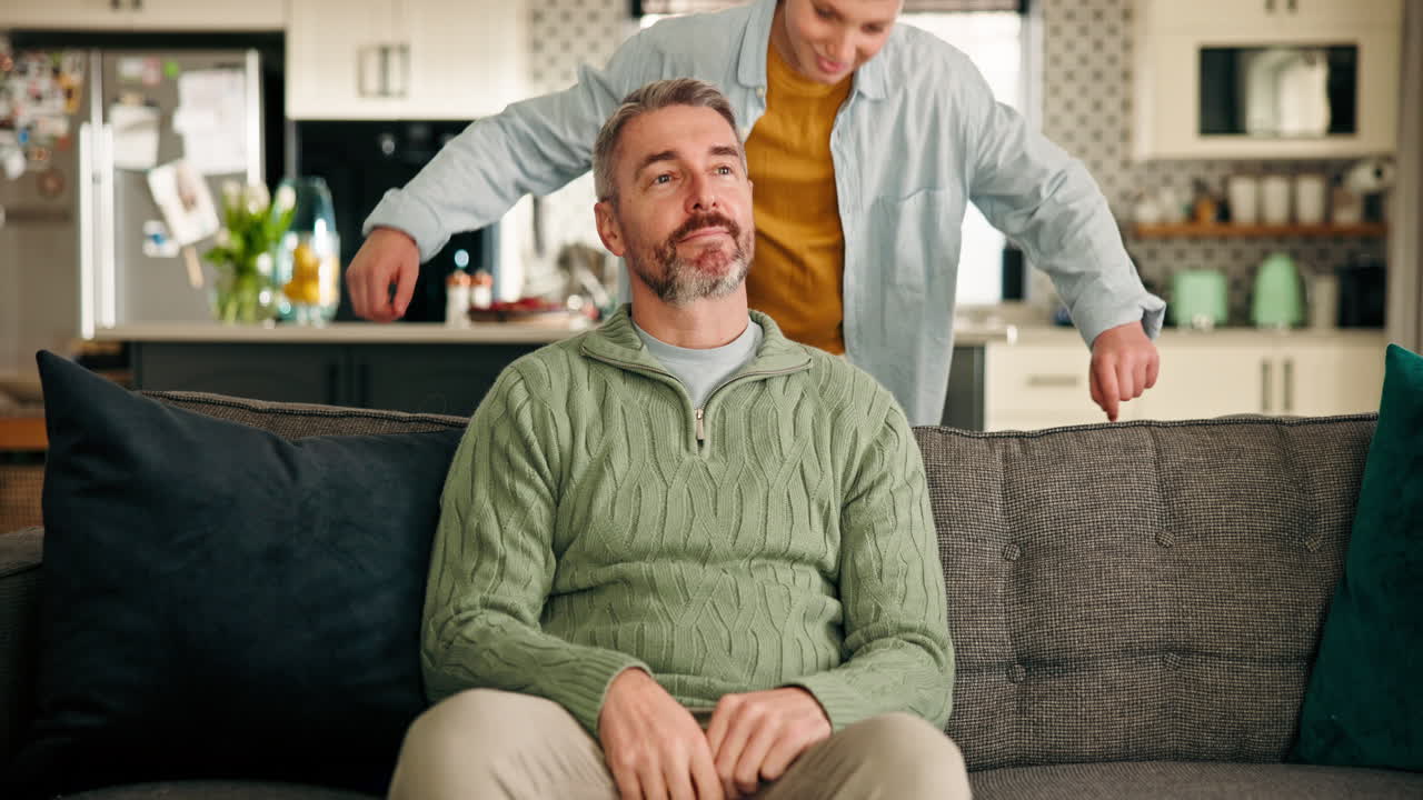 Father and Son Bonding at Home
