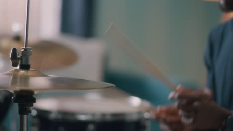 person playing drums