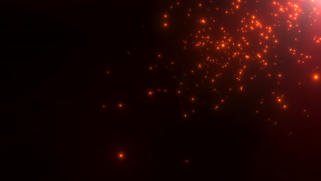 Bewegung-Rote-Partikel-Und-Sterne-In-Galaxie-4