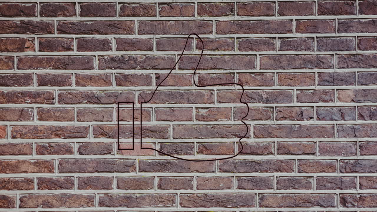 벽돌 벽에 네온 심장 표지판 4k