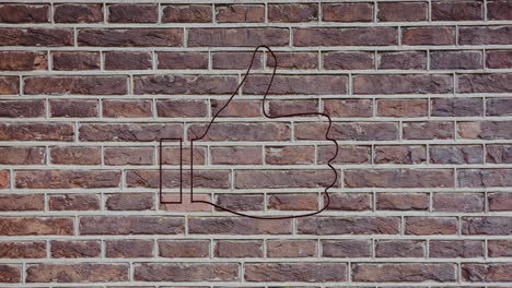 heart neon sign on brick wall 4k