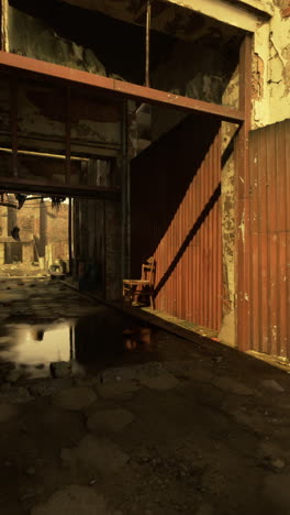 edificio abandonado en ruinas